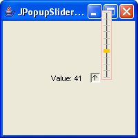 JPopupSlider - A popup-slider component for Java application